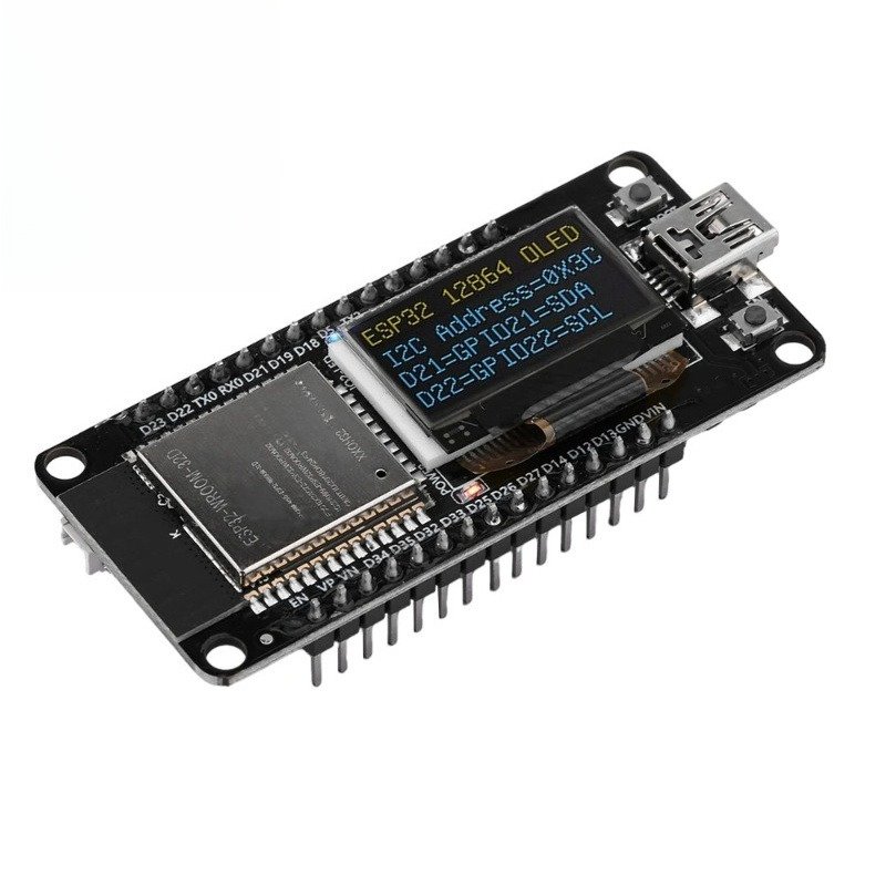 Oled Display Module - Placa de Desenvolvimento ESP32 ESP-WROOM-32D WIFI
