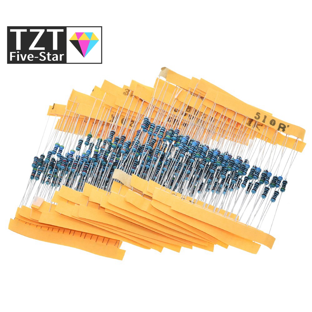 Resistor Kit 1 4W - Tzt 1 pacote 300 peças 10