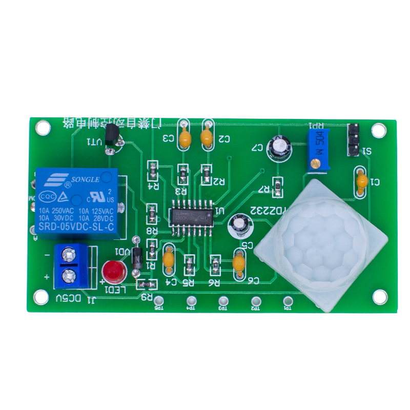 Electronics Diy Pcb Design Projects - Kit de Sensor de Presença Infravermelho