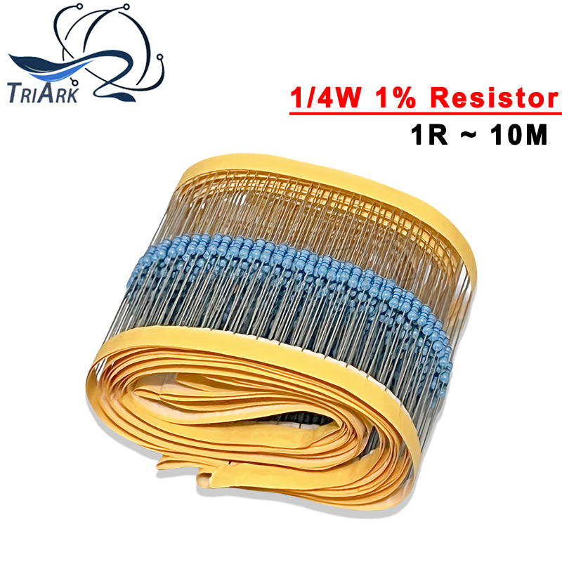 Resistor Kit 1 4W - 100 Pçs/lote Resistor de Filme de