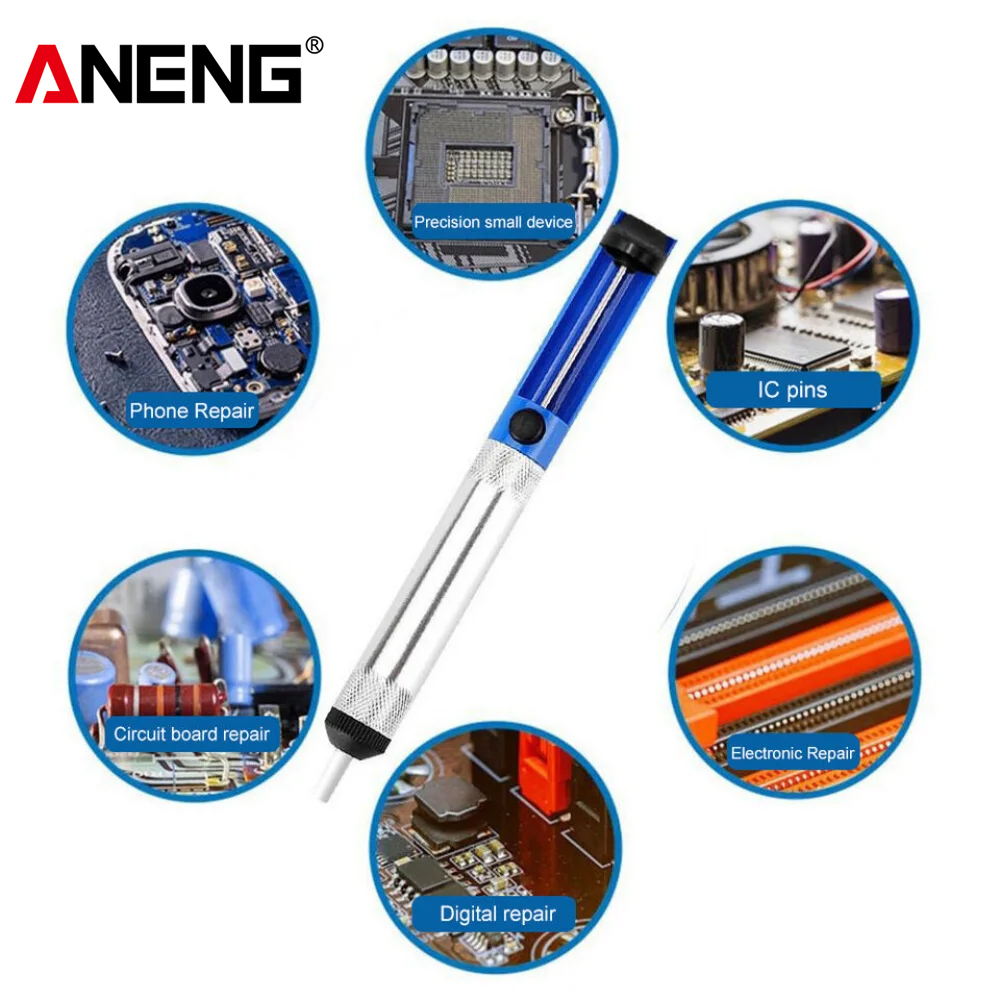 Flux Pen Electronics - Aneng bomba de desoldagem ferro desoldering