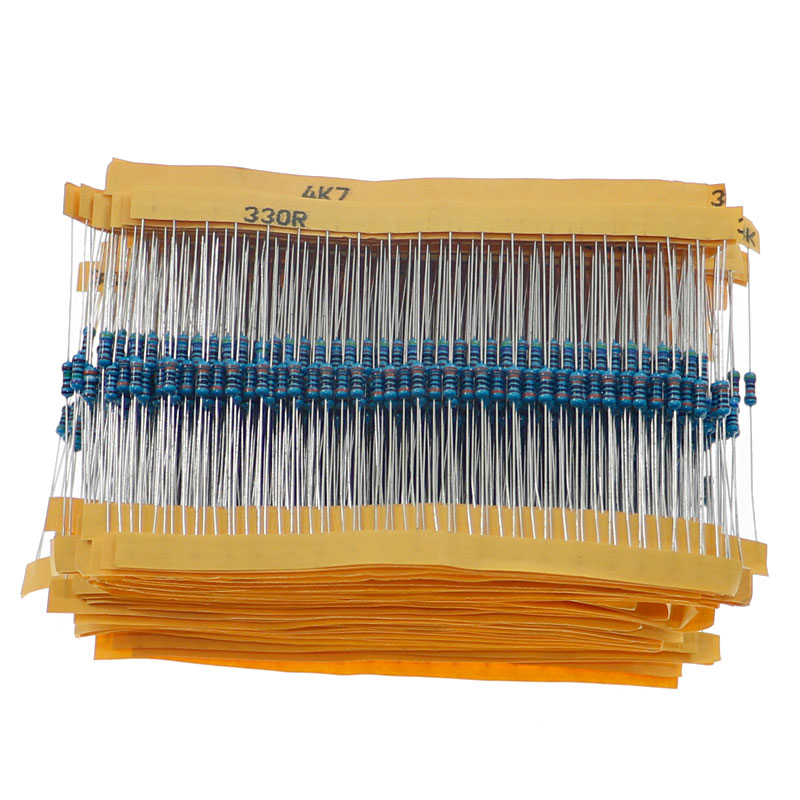 Resistor Kit 1 4W - 600 unidades 30 tipos x 20