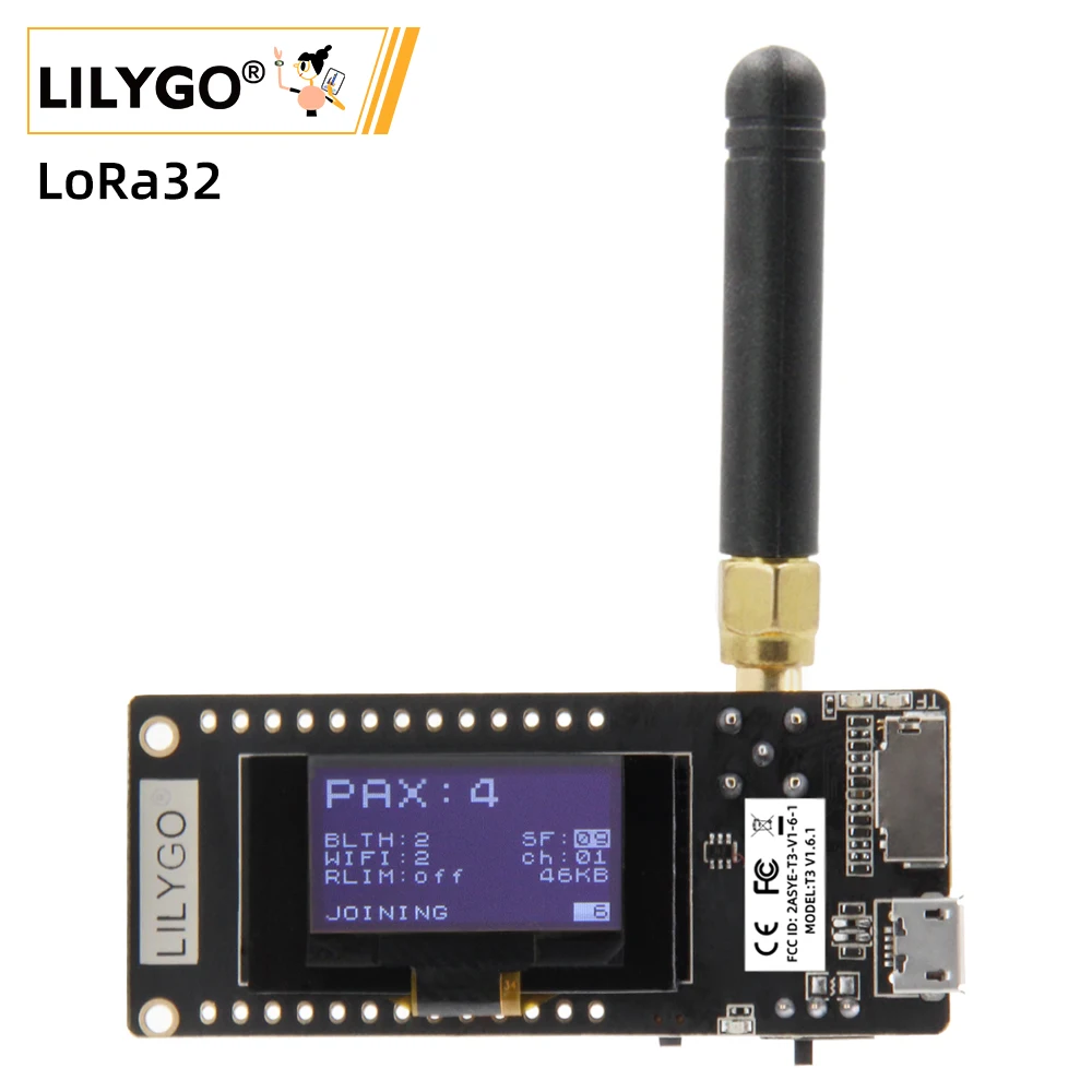 Oled Display Module - LILYGO ® Ttgo loRa32 v2.1_1.6 versão