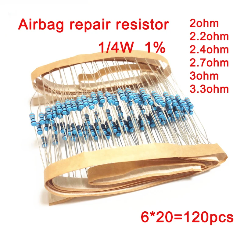 Resistor Kit 1 4W - Car Airbag Repair Resistor, Kit Eletrônica,