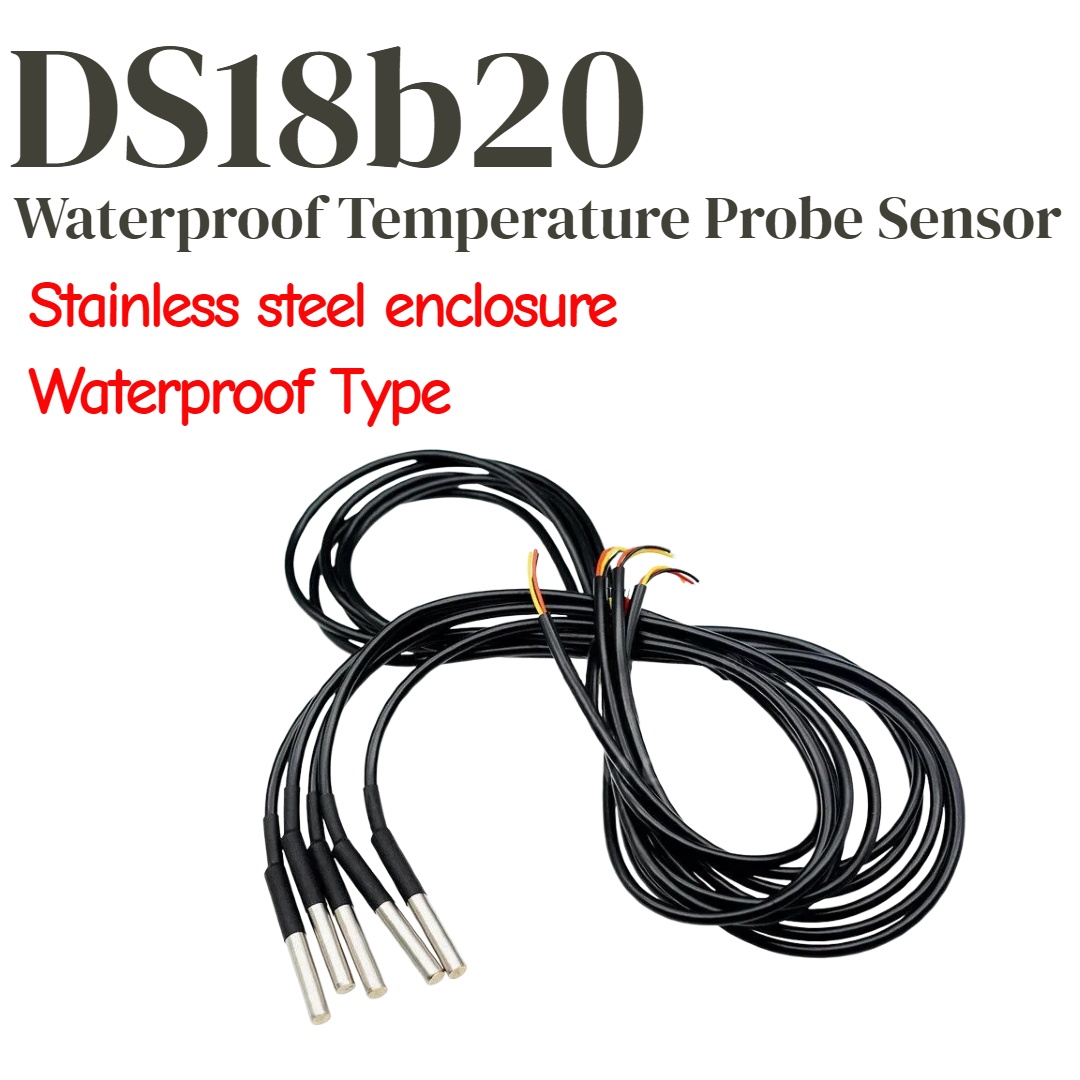 Ds18B20 Temperature Sensor - Sonda de Temperatura DS18b20 (1/5 peças)