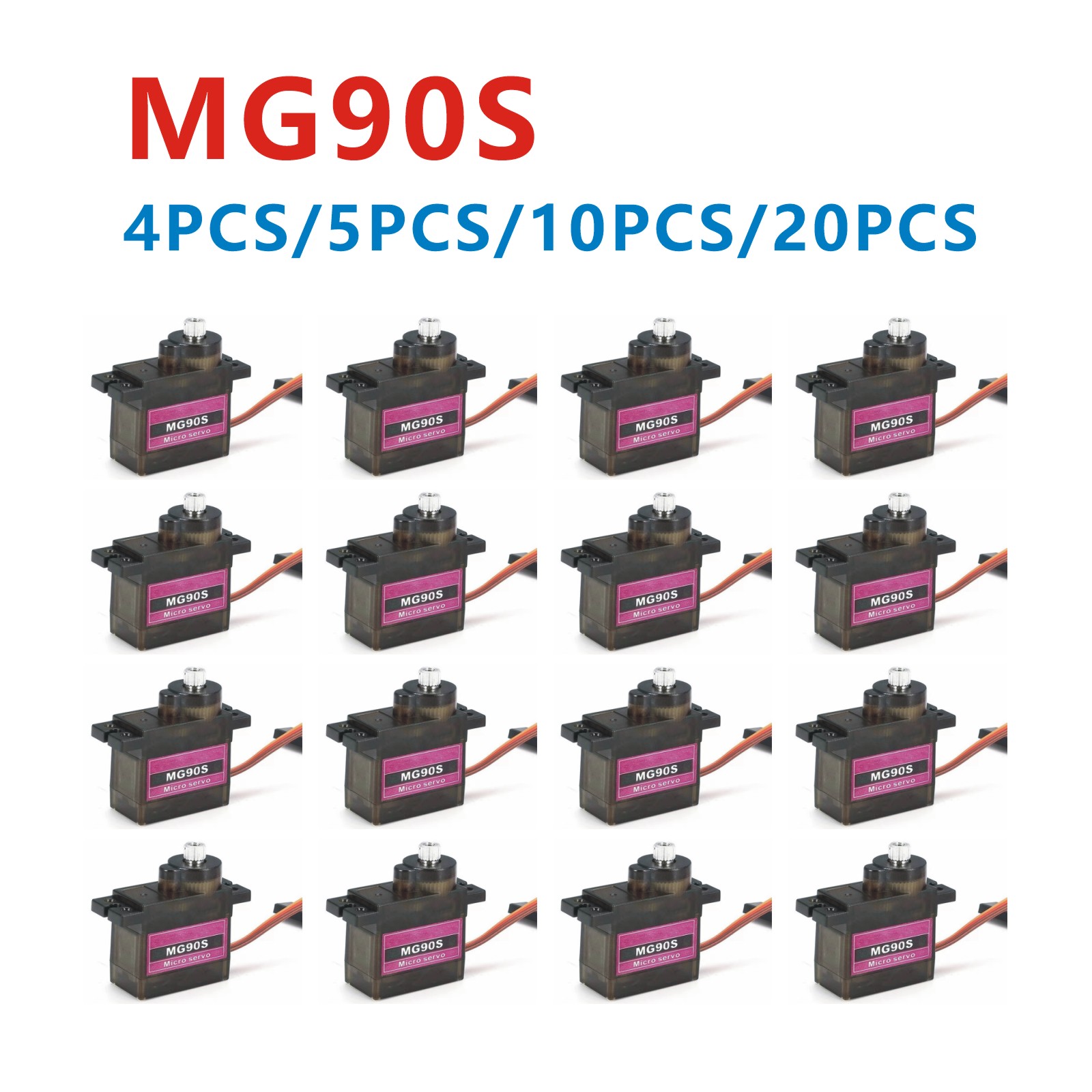 Servo Motor Sg90 - MG90S Metal Gear RC Micro Servo,