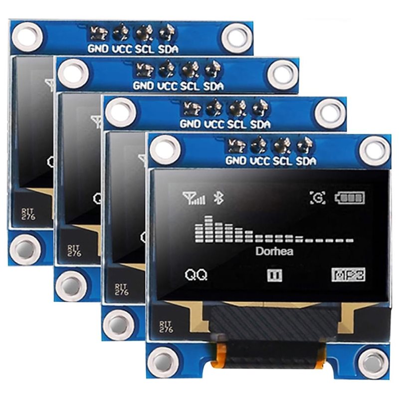 Oled Display Module - A37T-4Pcs Módulo de exibição OLED de
