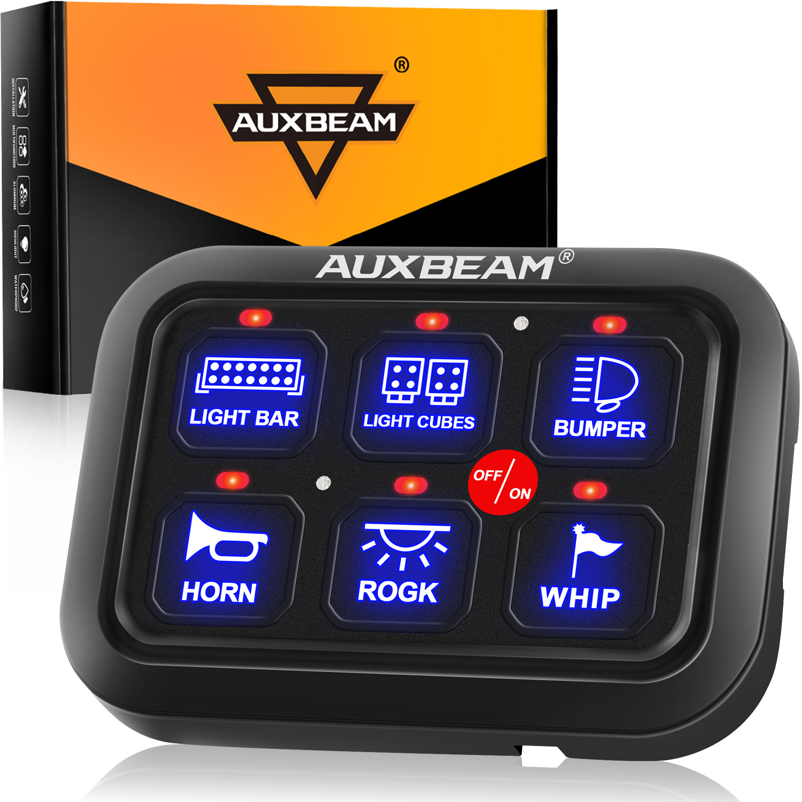 Diy Boat Electronics - AUXBEAM 720W Painel de interruptor universal