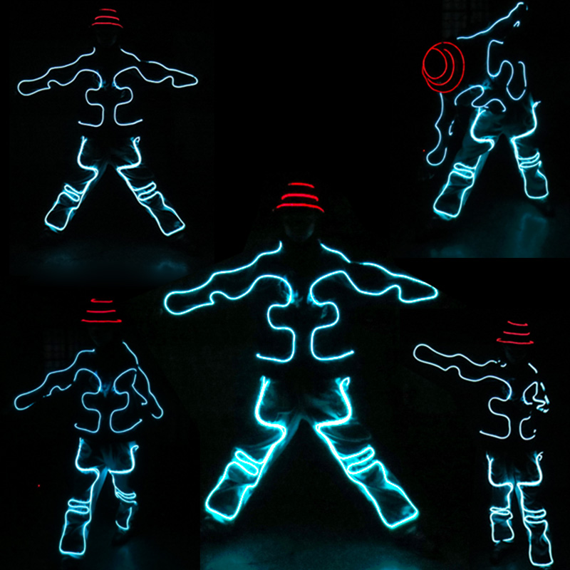 Trajes de performance de dança - Diy Electronics Wire avaliação e preço