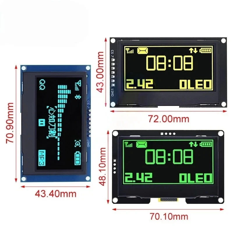 Módulo de Display OLED de 2,42 - Oled Display Module avaliação e preço
