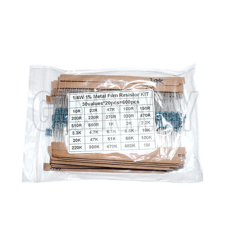 Kit de Resistores de Filme Met - Resistor Kit 1 4W avaliação e preço