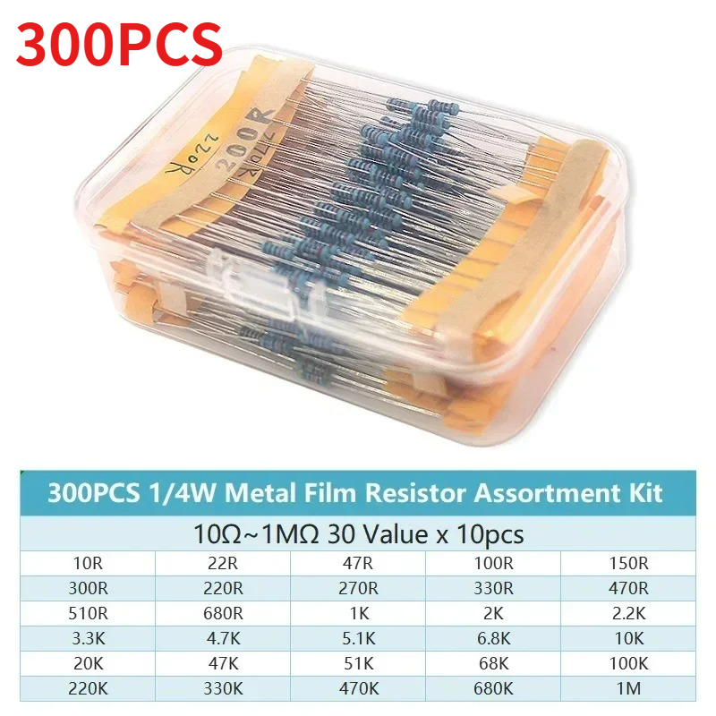 Kit de Resistores de Filme Met - Resistor Kit 1 4W avaliação e preço