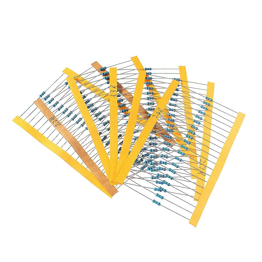 120 peças 1/4w 1% kit de resis - Resistor Kit 1 4W avaliação e preço