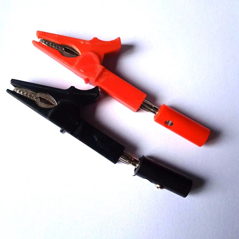 Clipe de jacaré com plugues de - Crocodile Clip Set avaliação e preço