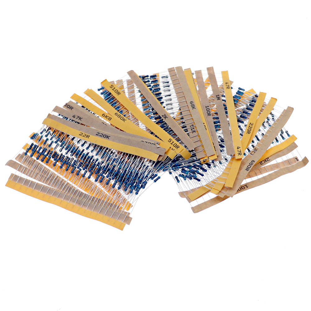 600 unidades 30 tipos x 20 uni - Resistor Kit 1 4W avaliação e preço