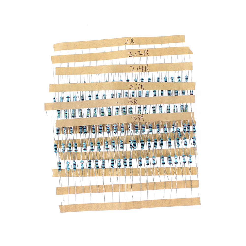 120 peças 1/4w 1% kit de resis - Resistor Kit 1 4W avaliação e preço