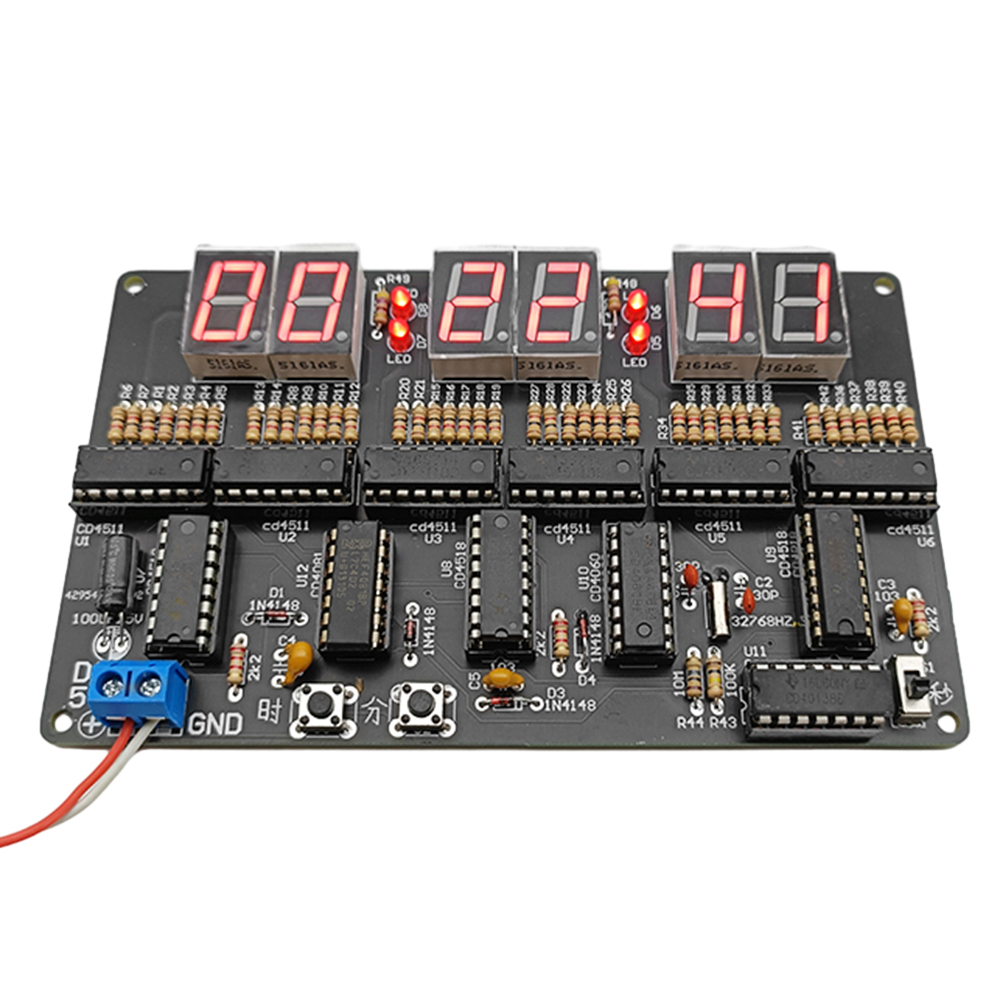 Kit de Relógio Digital de Circ - Electronics Diy Pcb Design Projects avaliação e preço