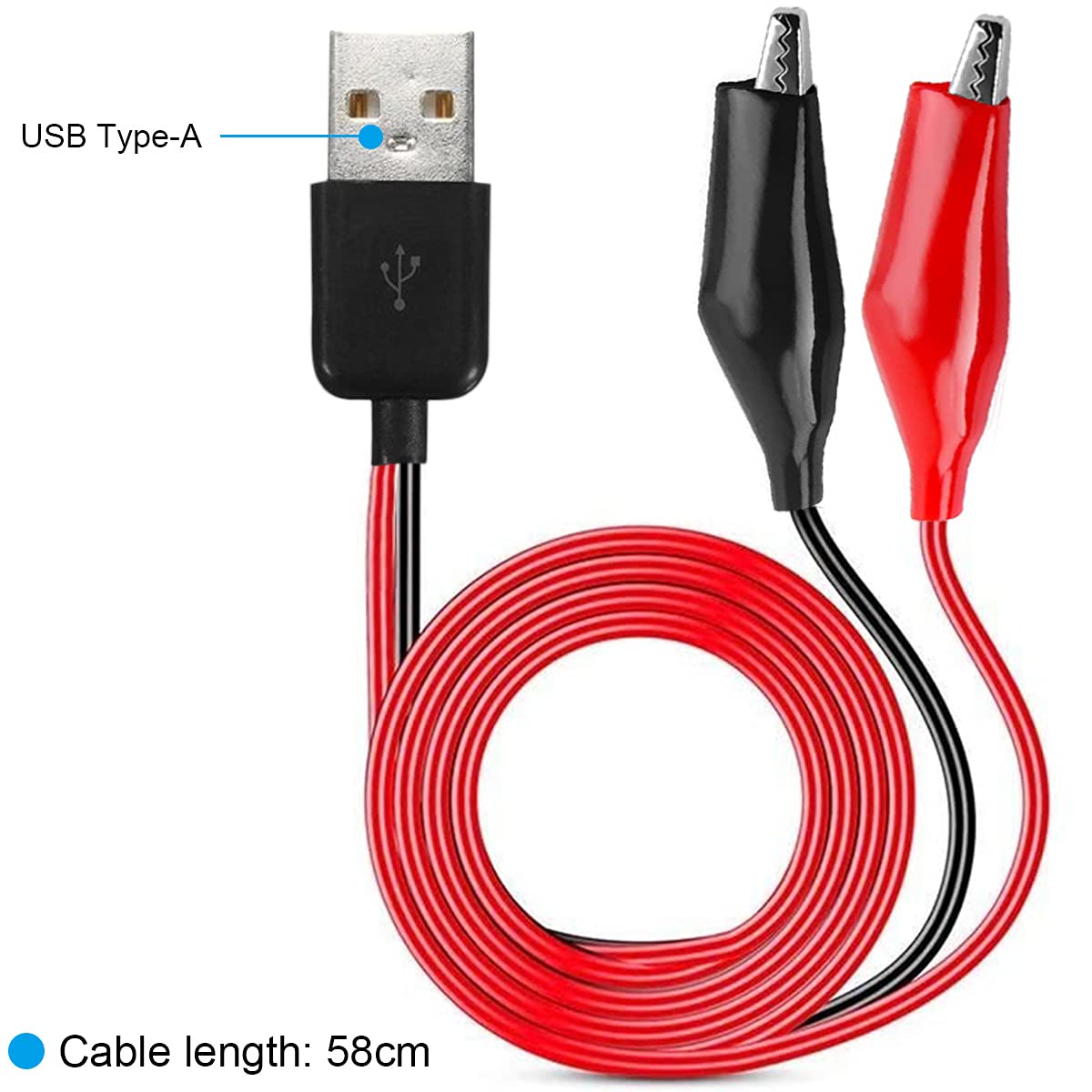 Clipe de jacaré para usb, braç - Crocodile Clip Set avaliação e preço