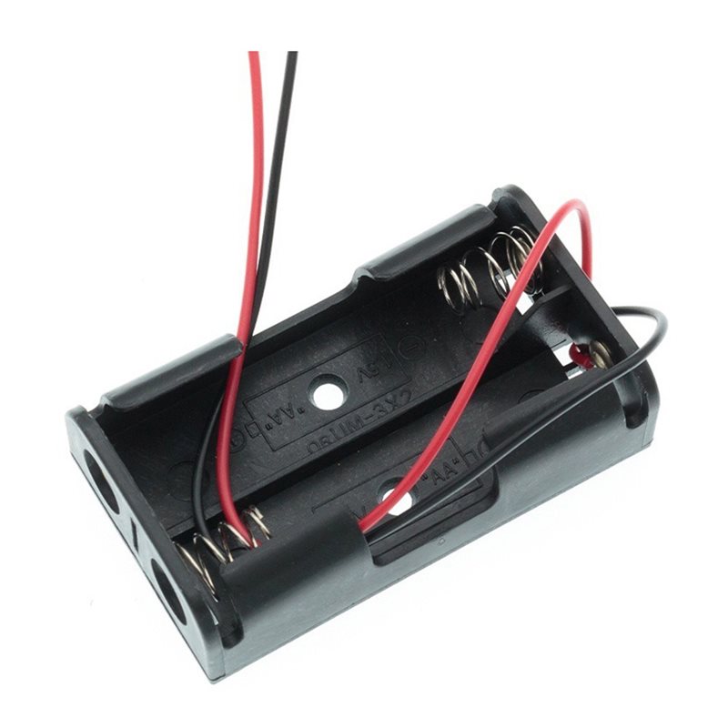 AAAEL-100Pcs Caixa para 2 Pilh - Diy Electronics Wire avaliação e preço