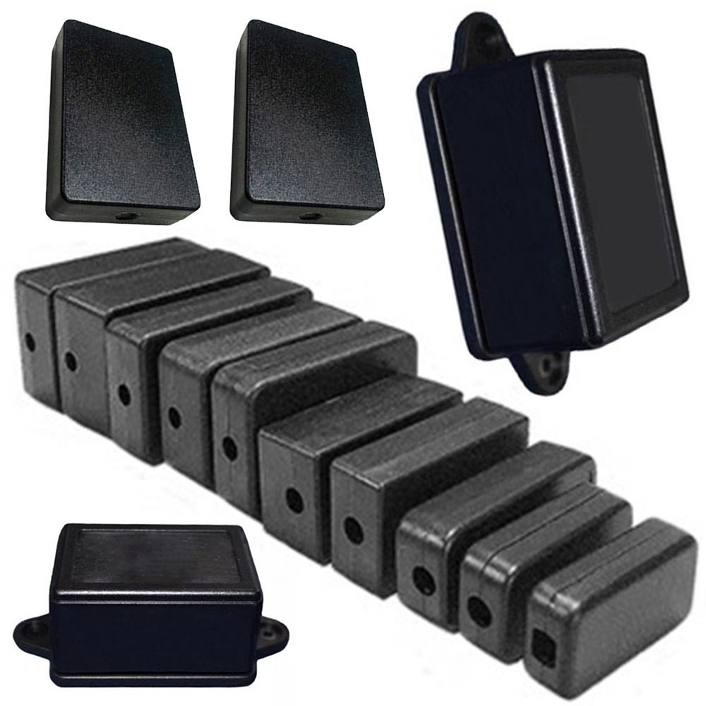 Preto diy abs plástico caixa d - Diy Waterproof Electronics avaliação e preço