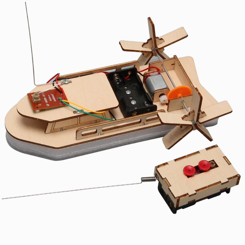 Barco RC de madeira com contro - Diy Boat Electronics avaliação e preço