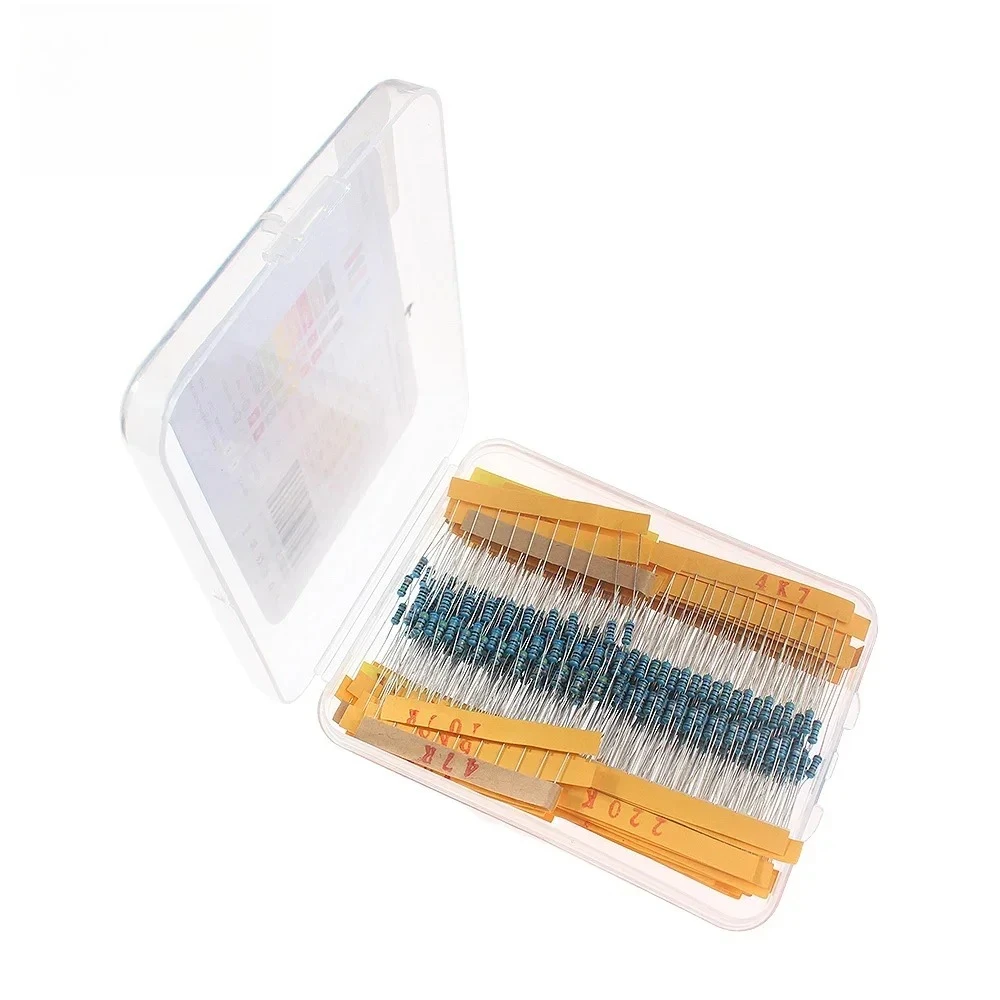 500 peças 1% 1/4w kit de sorti - Resistor Kit 1 4W avaliação e preço