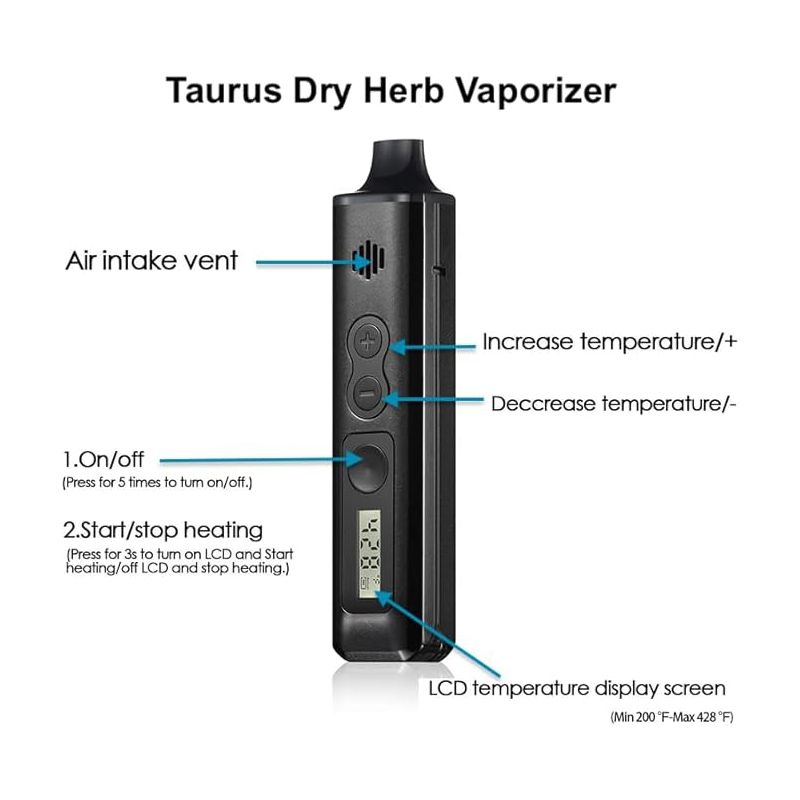 Anux taurus vaporizador de erv - Diy Vape Electronics avaliação e preço