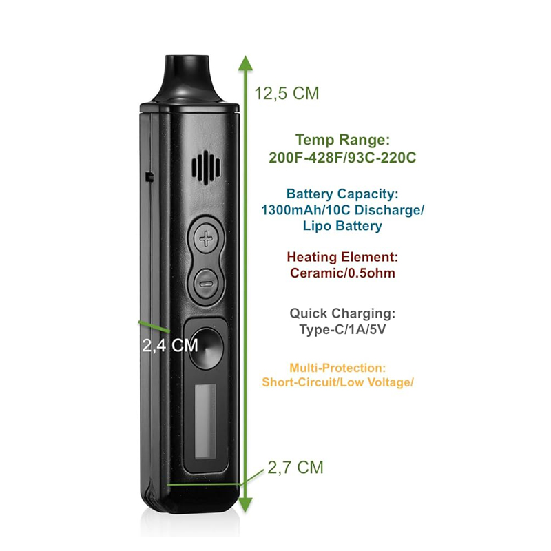 Anux taurus vaporizador de erv - Diy Vape Electronics avaliação e preço