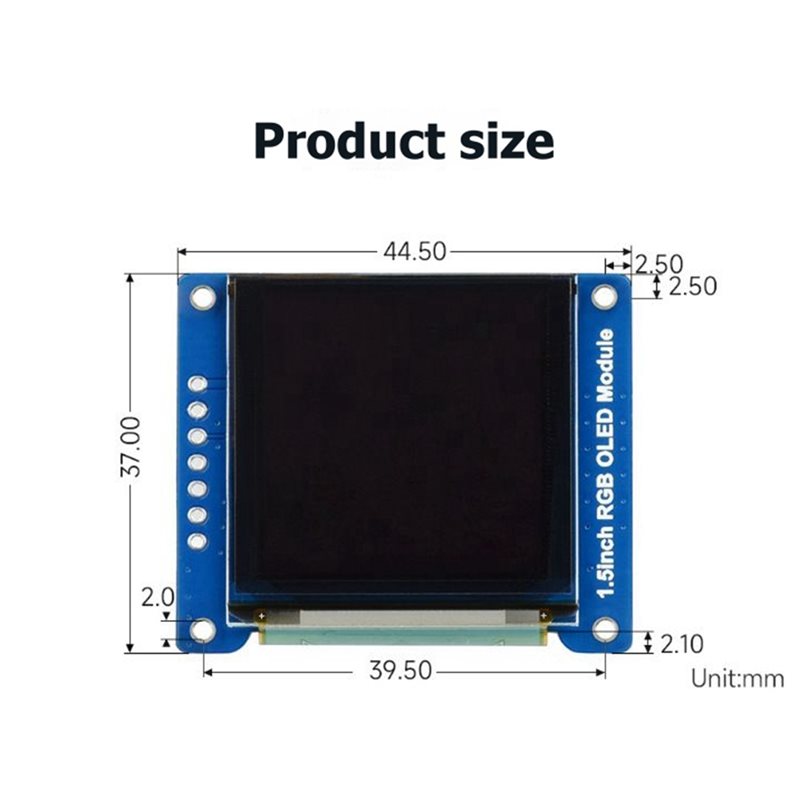 Módulo OLED RGB A52T SSD1351 d - Oled Display Module avaliação e preço