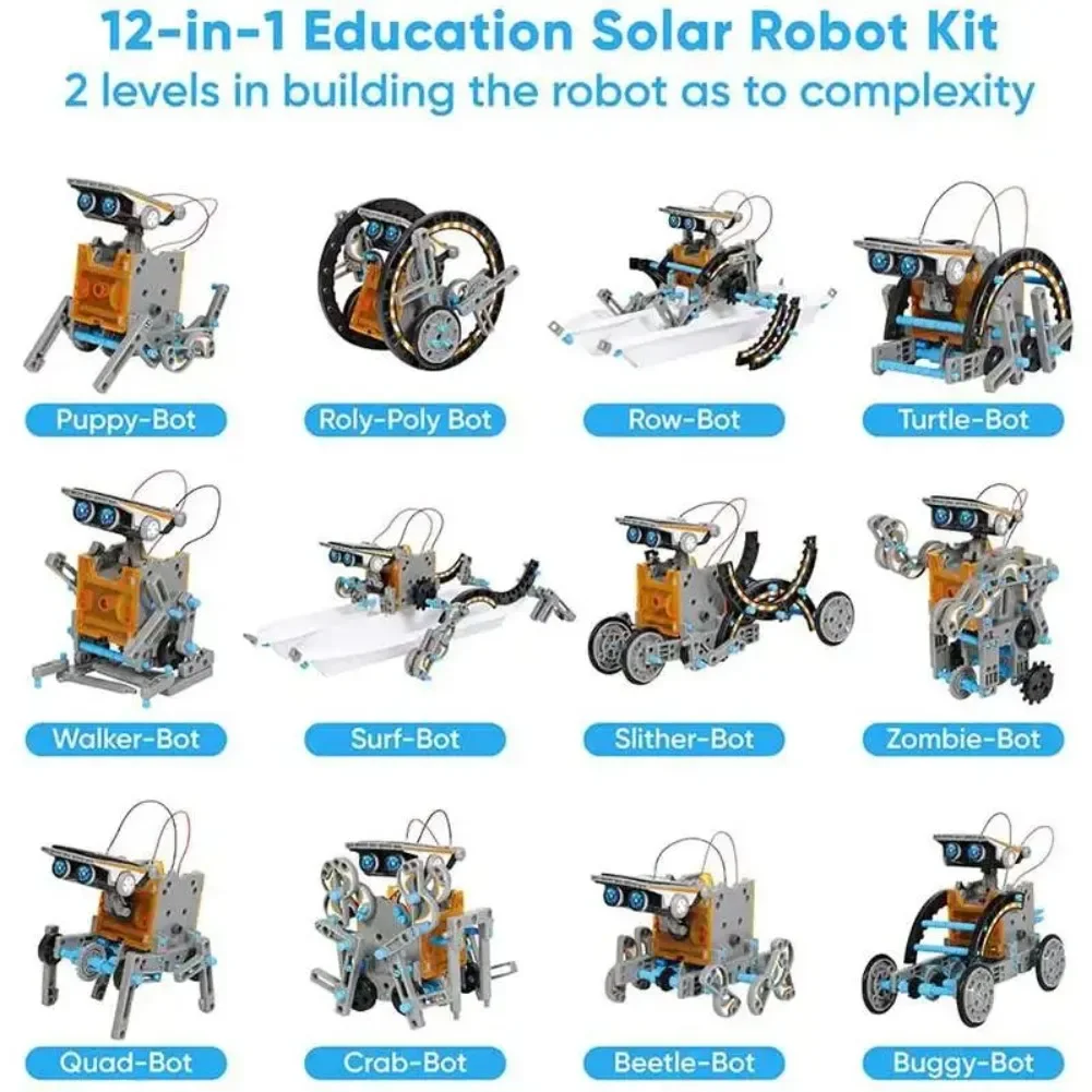 13 em 1 robô movido a energia  - Diy Electronics For Beginners avaliação e preço