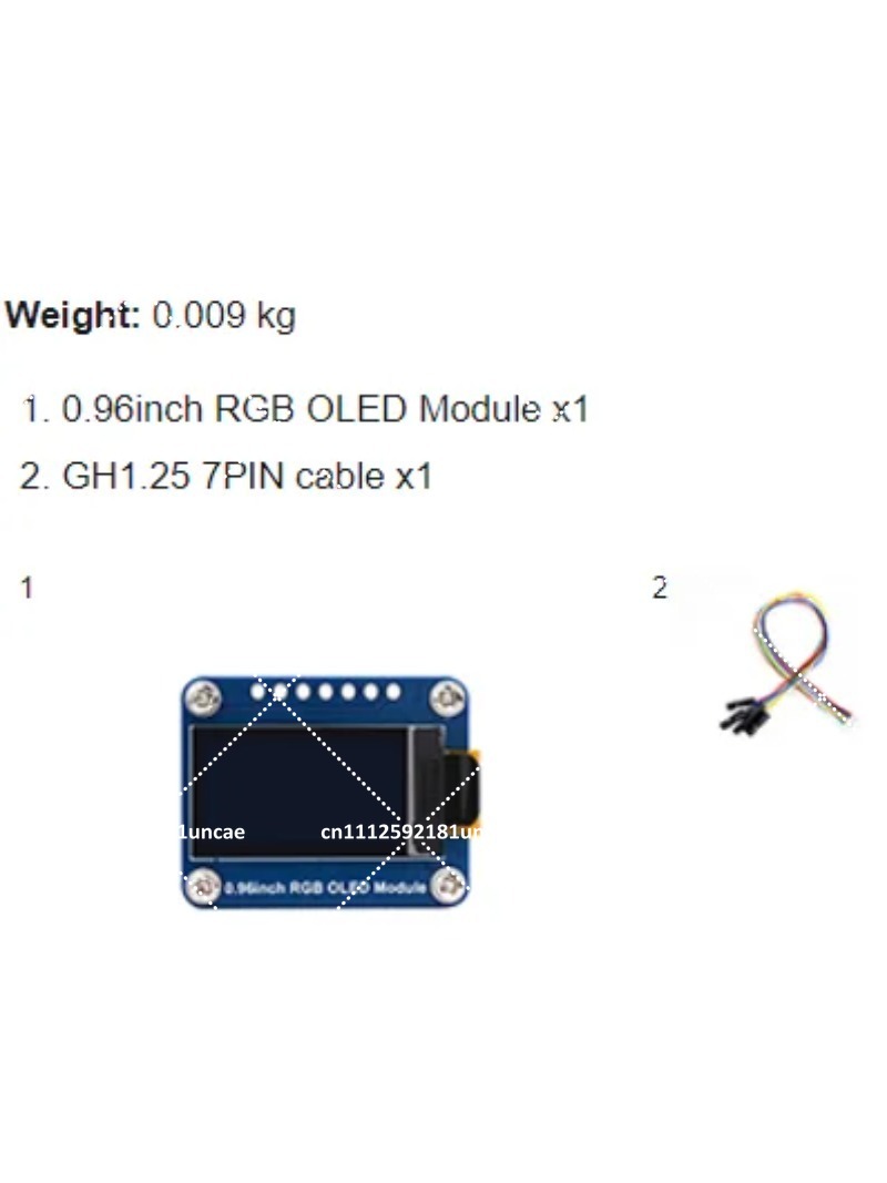 Módulo de Display OLED RGB de  - Oled Display Module avaliação e preço